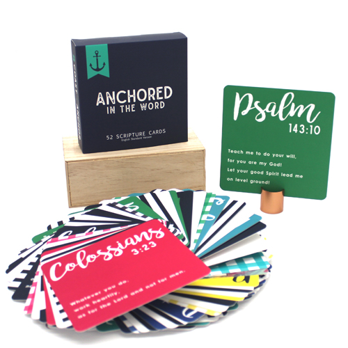 Anchored in the Word | Coast + Anchor | Scripture Card Boxed Set